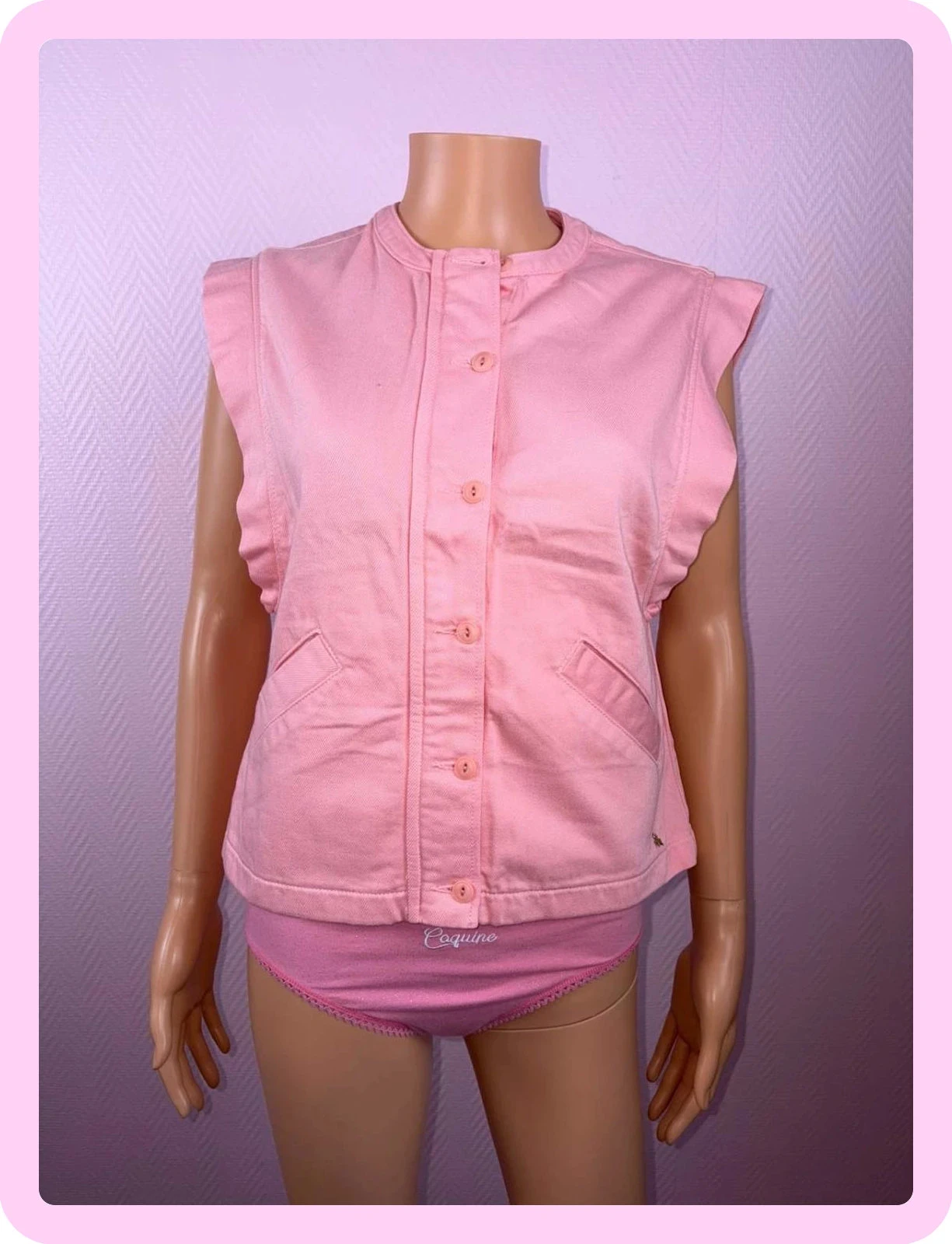 Veste sans manche des petits hauts taille 36 jamais msi – photo 3